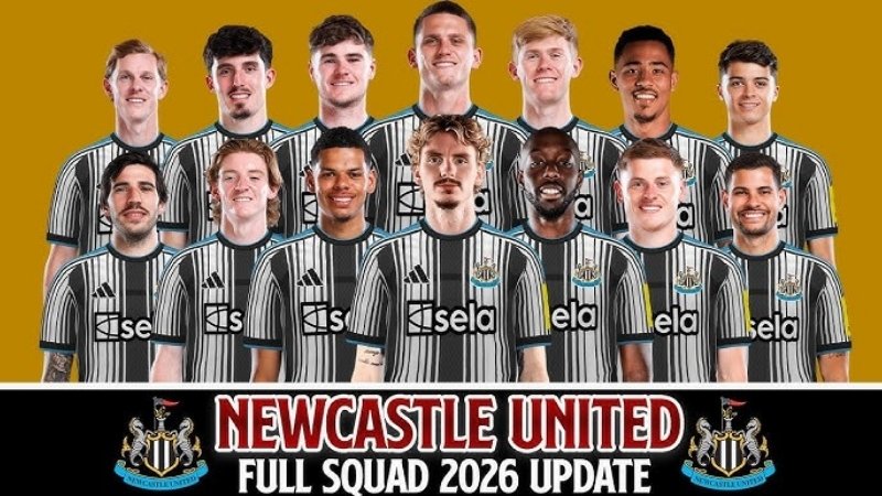 Đội hình của Newcastle mùa giải hiện tại